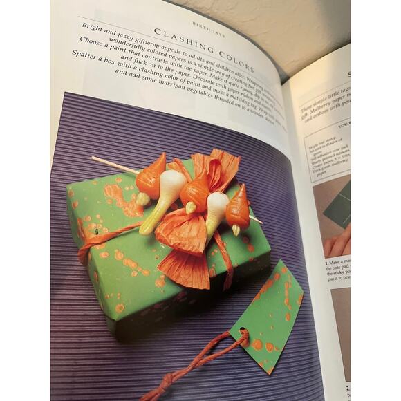 Gift Wrapping & Greeting Cards Hardcover Book by Lydia Darbyshire 1996 - Picture 4 of 7
